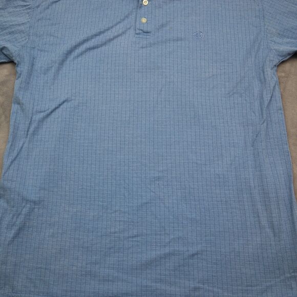 Wrangler Shirt Mens M Blue Short Sleeve Slit Chest Button Collared Top - Picture 11 of 16